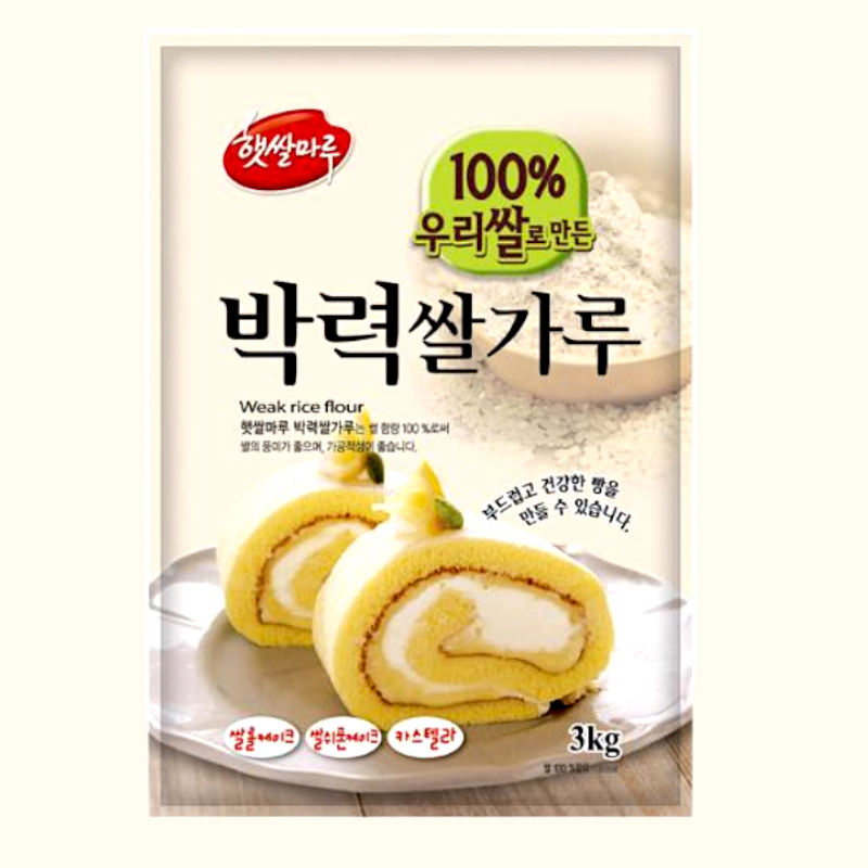 [햇쌀마루] 박력쌀가루 3kg (국내산)