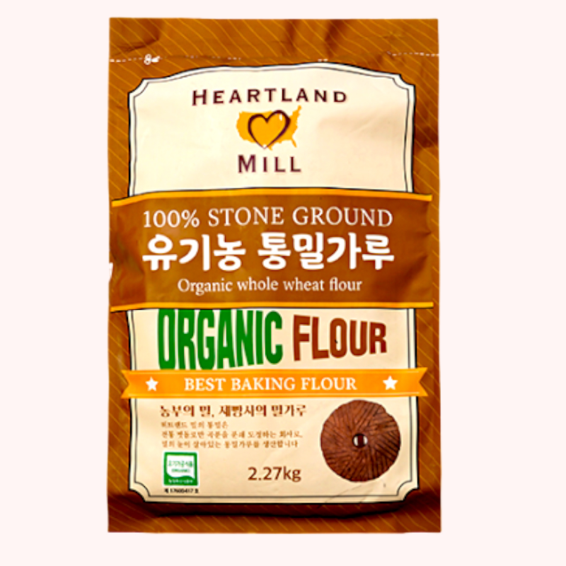[허틀랜드] 유기농 통밀가루 2.27kg